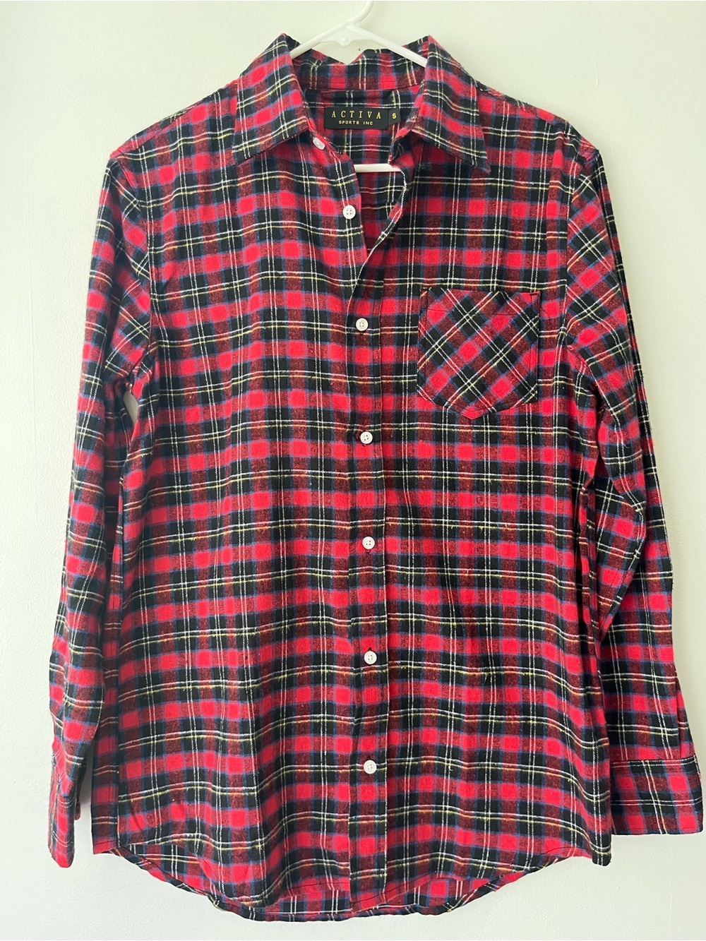 Men’s plaid flannel by Activa size small
